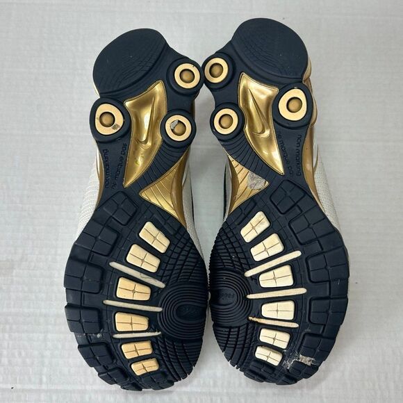 Nike Shox Turbo Pearl White Camo Gold Running 316546-141 2007 Size 7.5 - Picture 8 of 8